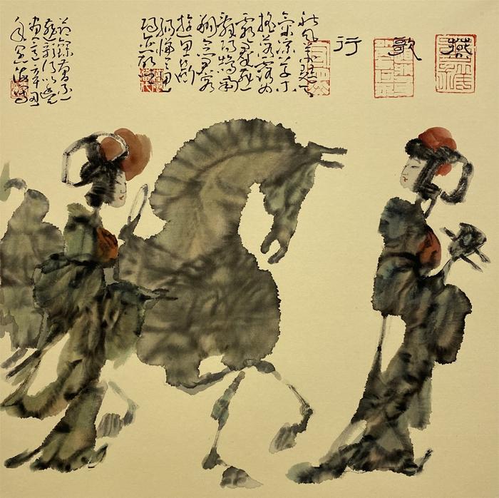 瑞虎送福--中國(guó)新漢畫(huà)創(chuàng)始人王闊海給您拜年